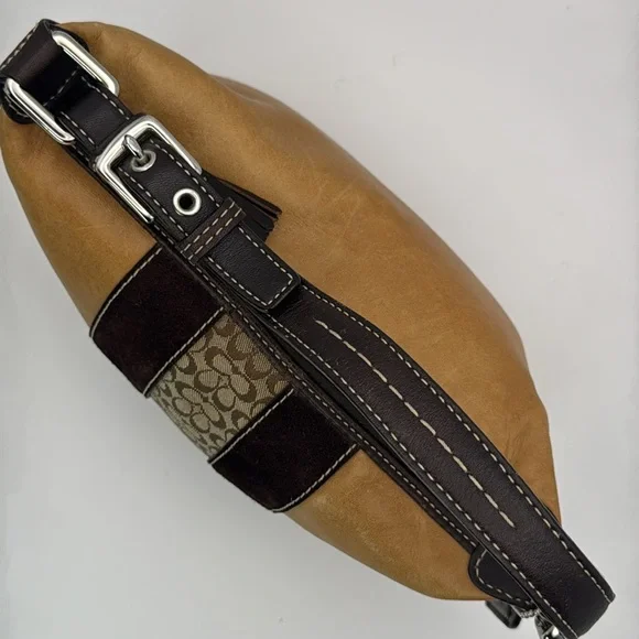 Vintage Coach Y2K leather - suede - signature mini bag - Picture 10 of 13